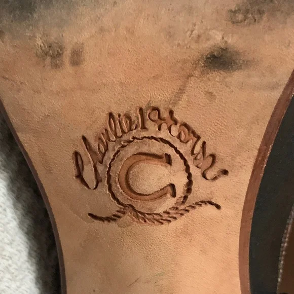 Black Embroidered Leather Mules by Spirituous - Picture 7 of 9